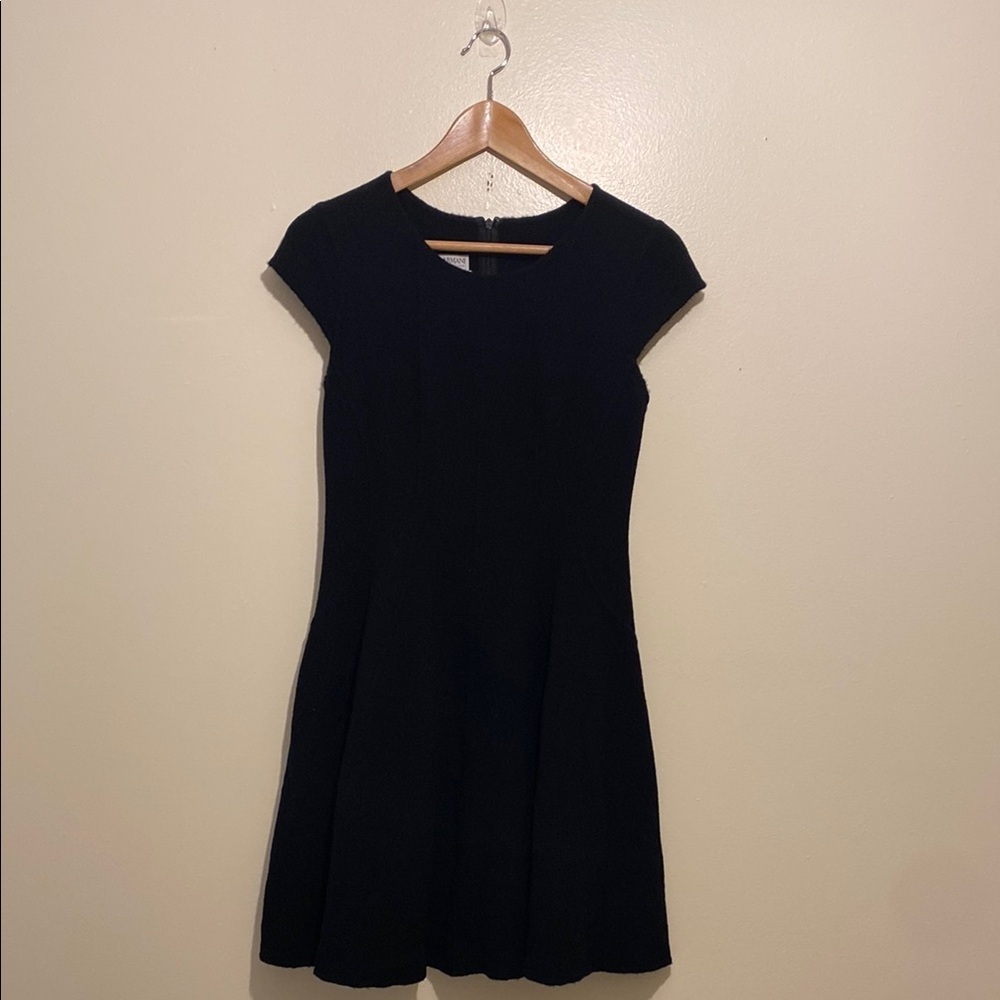 Armani Collezioni Black Mini Dress. Size 2